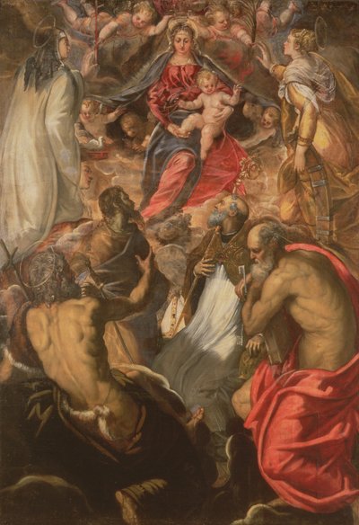 Madonna and Child with saints by Jacopo Robusti Tintoretto